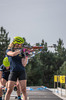 07.09.2021, xleox, Biathlon Training Font Romeu, v.l. Mona Brorsson (Sweden)  