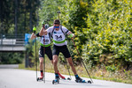10.09.2021, xkvx, Biathlon Deutsche Meisterschaften Arber, Einzel Herren, v.l. Moritz Goetschel (Germany), Philipp Lipowitz (Germany)  