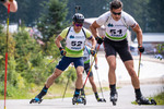 10.09.2021, xkvx, Biathlon Deutsche Meisterschaften Arber, Einzel Herren, v.l. Erik Lesser (Germany), Marco Gross (Germany)  