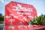10.09.2021, xkvx, Biathlon Deutsche Meisterschaften Arber, Einzel Herren, v.l. JOSKA Bodenmais / Pokale  