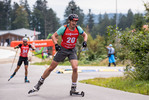 11.09.2021, xkvx, Biathlon Deutsche Meisterschaften Arber, Sprint Herren, v.l. Moritz Seeber (Germany)  