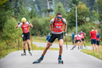 11.09.2021, xkvx, Biathlon Deutsche Meisterschaften Arber, Sprint Herren, v.l. Philipp Lipowitz (Germany)  