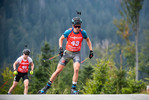 11.09.2021, xkvx, Biathlon Deutsche Meisterschaften Arber, Sprint Herren, v.l. Johan Werner (Germany)  