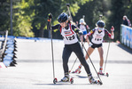 01.10.2021, xkvx, Biathlon, Deutschlandpokal Altenberg, Sprint - weiblich, v.l. Nina Lange (Germany)