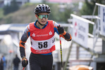 03.10.2021, xkvx, Biathlon, Deutschlandpokal Altenberg, Berglauf - maennlich, v.l. Erik Roller (Germany)