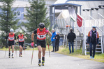 03.10.2021, xkvx, Biathlon, Deutschlandpokal Altenberg, Berglauf - maennlich, v.l. Erik Hafenmair (Germany)