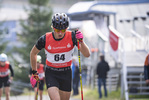 03.10.2021, xkvx, Biathlon, Deutschlandpokal Altenberg, Berglauf - maennlich, v.l. Erik Hafenmair (Germany)