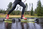 05.10.2021, xkvx, Langlauf Training Lavaze, v.l. Janosch Brugger (Germany) / Alpina Schuhe / Boots / Marwe Skiroller / Roller Skies  