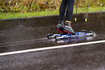 05.10.2021, xkvx, Langlauf Training Lavaze, v.l. Lucas Boegl (Germany) / Madshus Schuhe / Boots / SRB Skiroller / Roller Skies  