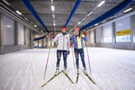 17.10.2021, xkvx, Wintersport - Biathlon Training Oberhof - Skihalle, v.l. Sophia Schneider (Germany), Juliane Fruehwirt (Germany)
