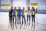 17.10.2021, xkvx, Wintersport - Biathlon Training Oberhof - Skihalle, v.l. Anna Weidel (Germany), Hanna Kebinger (Germany), Stefanie Scherer (Germany), Franziska Hildebrand (Germany), Sophia Schneider (Germany), Juliane Fruehwirt (Germany)