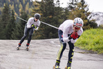 19.10.2021, xkvx, Biathlon Training Antholz-Anterselva, v.l. Justus Strelow (Germany), Philipp Horn (Germany)  