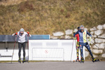 20.10.2021, xkvx, Biathlon Training Antholz-Anterselva, v.l. Philipp Horn (Germany), Philipp Nawrath (Germany)  