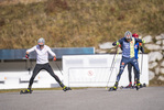 20.10.2021, xkvx, Biathlon Training Antholz-Anterselva, v.l. Philipp Horn (Germany), Philipp Nawrath (Germany)  