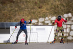 20.10.2021, xkvx, Biathlon Training Antholz-Anterselva, v.l. Benedikt Doll (Germany), Justus Strelow (Germany)  