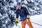 06.11.2021, xmlx, Biathlon - Langlauf Training Davos, v.l. Fabian Kaskel (Germany)