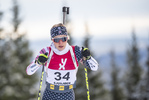 13.11.2021, xkvx, Season Opening Sjusjoen - Sprint Women, v.l. Lina Farra (United States)  