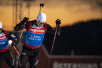 26.11.2021, xkvx, Biathlon IBU World Cup Oestersund, Training Women and Men, v.l. Scott Gow (Canada) in aktion / in action competes