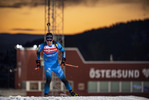 26.11.2021, xkvx, Biathlon IBU World Cup Oestersund, Training Women and Men, v.l. Quentin Fillon Maillet (France) in aktion / in action competes
