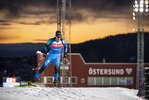 26.11.2021, xkvx, Biathlon IBU World Cup Oestersund, Training Women and Men, v.l. Quentin Fillon Maillet (France) in aktion / in action competes