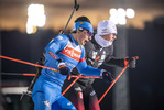 26.11.2021, xkvx, Biathlon IBU World Cup Oestersund, Training Women and Men, v.l. Tommaso Giacomel (Italy) in aktion / in action competes