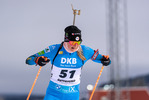 27.11.2021, xkvx, Biathlon IBU World Cup Oestersund, Individual Women, v.l. Justine Braisaz-Bouchet (France) in aktion / in action competes