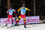 27.11.2021, xkvx, Biathlon IBU World Cup Oestersund, Individual Men, v.l. Thierry Langer (Belgium) in aktion / in action competes
