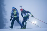 27.11.2021, xetx, Biathlon IBU Cup Idre, Sprint Men, v.l. Danilo Riethmueller (GERMANY)