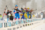 28.11.2021, xetx, Biathlon IBU Cup Idre, Pursuit Women, v.l. Karoline Erdal (NORWAY), Anastasiia Goreeva (RUSSIA)