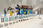 28.11.2021, xetx, Biathlon IBU Cup Idre, Pursuit Women, v.l. Ingela Andersson (SWEDEN), Natalia Ushkina (ROMANIA)