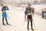 28.11.2021, xetx, Biathlon IBU Cup Idre, Pursuit Women, v.l. Marion Wiesensarter (GERMANY)