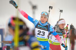 28.11.2021, xetx, Biathlon IBU Cup Idre, Pursuit Women, v.l. Ekaterina Noskova (RUSSIA)