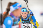 28.11.2021, xetx, Biathlon IBU Cup Idre, Pursuit Women, v.l. Ella Halvarsson (SWEDEN)