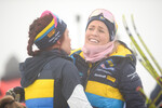 28.11.2021, xetx, Biathlon IBU Cup Idre, Pursuit Women, v.l. Elisabeth Hoegberg (SWEDEN), Ingela Andersson (SWEDEN)