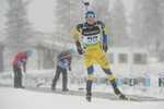 28.11.2021, xetx, Biathlon IBU Cup Idre, Pursuit Men, v.l. Henning Sjokvist (SWEDEN)