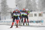 28.11.2021, xetx, Biathlon IBU Cup Idre, Pursuit Men, v.l. Adam Runnalls (CANADA)