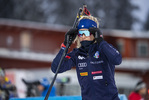 30.11.2021, xkvx, Biathlon IBU World Cup Oestersund, Training Women and Men, v.l. Hannah Auchentaller (Italy) schaut / looks on