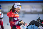 30.11.2021, xkvx, Biathlon IBU World Cup Oestersund, Training Women and Men, v.l. Anna Juppe (Austria) schaut / looks on