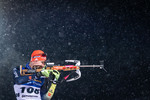 02.12.2021, xkvx, Biathlon IBU World Cup Oestersund, Sprint Men, v.l. Johannes Kuehn (Germany) in aktion am Schiessstand / at the shooting range