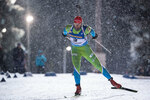 02.12.2021, xkvx, Biathlon IBU World Cup Oestersund, Sprint Men, v.l. Klemen Bauer (Slovenia) in aktion / in action competes