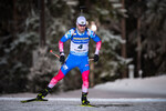 02.12.2021, xkvx, Biathlon IBU World Cup Oestersund, Sprint Men, v.l. Alexander Loginov (Russia) in aktion / in action competes
