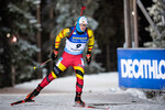 02.12.2021, xkvx, Biathlon IBU World Cup Oestersund, Sprint Men, v.l. Florent Claude (Belgium) in aktion / in action competes