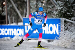 02.12.2021, xkvx, Biathlon IBU World Cup Oestersund, Sprint Men, v.l. Eduard Latypov (Russia) in aktion / in action competes