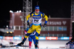 02.12.2021, xkvx, Biathlon IBU World Cup Oestersund, Sprint Men, v.l. Oskar Brandt (Sweden) in aktion / in action competes