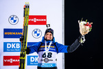 02.12.2021, xkvx, Biathlon IBU World Cup Oestersund, Sprint Men, v.l. Quentin Maillet Fillon (France) bei der Siegerehrung / at the medal ceremony