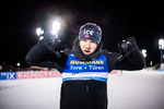 02.12.2021, xkvx, Biathlon IBU World Cup Oestersund, Sprint Men, v.l. Vetle Sjaastad Christiansen (Norway) nach der Siegerehrung / after the medal ceremony