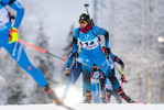 04.12.2021, xkvx, Biathlon IBU World Cup Oestersund, Pursuit Women, v.l. Anais Bescond (France) in aktion / in action competes