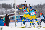 04.12.2021, xkvx, Biathlon IBU World Cup Oestersund, Pursuit Women, v.l. Hanna Oeberg (Sweden) in aktion / in action competes