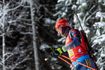 04.12.2021, xkvx, Biathlon IBU World Cup Oestersund, Relay Men, v.l. Benedikt Doll (Germany) in aktion / in action competes
