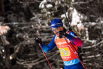 04.12.2021, xkvx, Biathlon IBU World Cup Oestersund, Relay Men, v.l. Niklas Hartweg (Switzerland) in aktion / in action competes